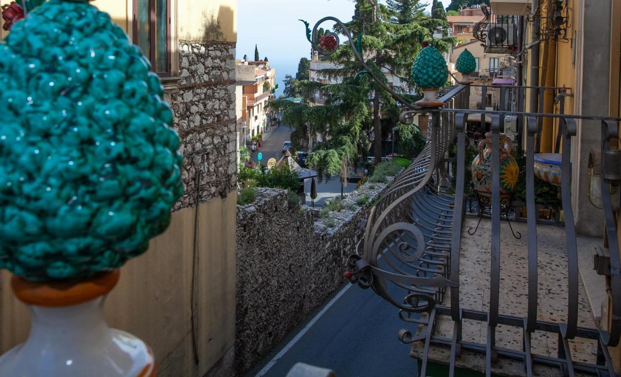 Ferienwohnung Casa Rosa Taormina Exterior foto